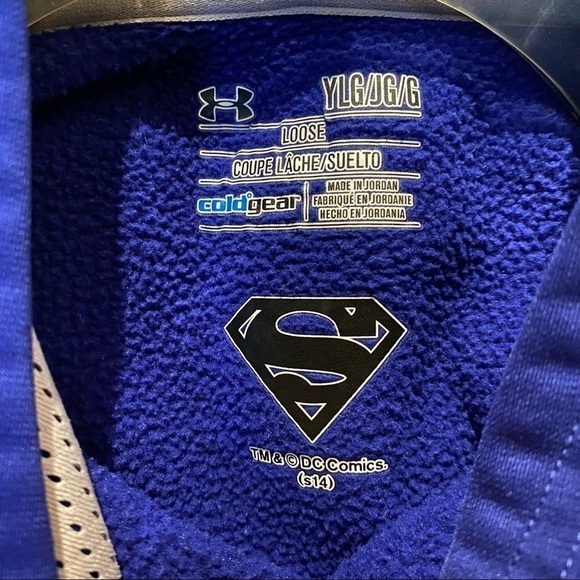 UNDER ARMOUR Super Girls Hoodie Sweatshirt Size YLG - Picture 8 of 9